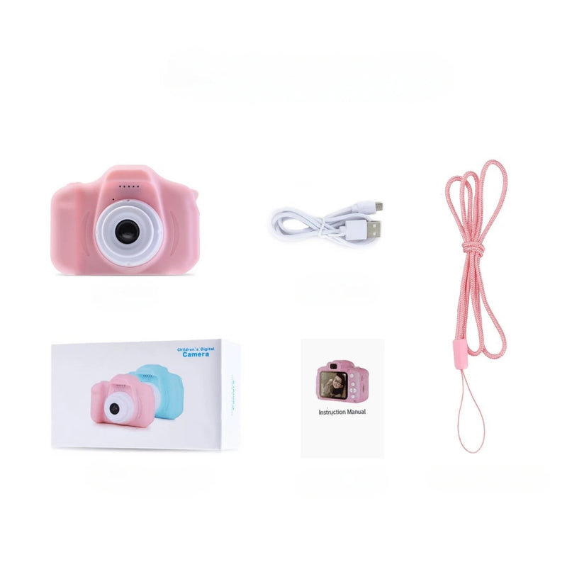 Câmera Digital Infantil X2 – Fotos e Vídeos para Pequenos Fotógrafos! 📸👧👦✨