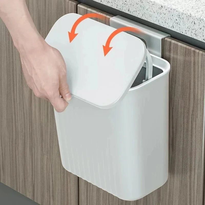 Lixeira Suspensa 9L Sem Furos – A Solução Prática para Sua Cozinha 🗑️✨