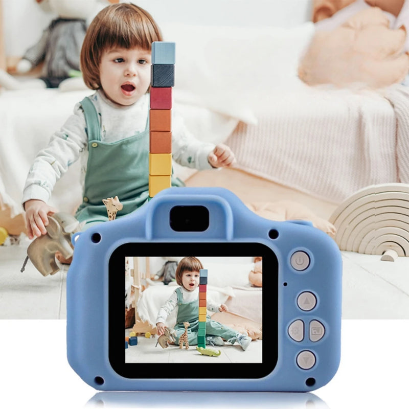Câmera Digital Infantil X2 – Fotos e Vídeos para Pequenos Fotógrafos! 📸👧👦✨