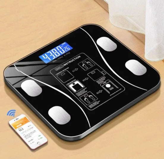 **Balança Corporal Profissional de Bioimpedância Bluetooth 📱💪⚖️**