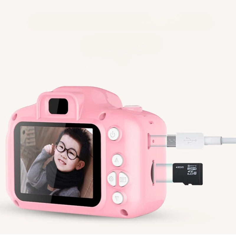 Câmera Digital Infantil X2 – Fotos e Vídeos para Pequenos Fotógrafos! 📸👧👦✨