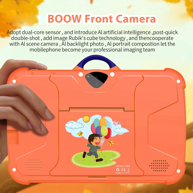 Tablet Infantil 7” Android Wi-Fi 5G | 4GB RAM + 64GB ROM | Tela HD | Controle Parental | Aprendizado e Diversão 🎁📚✨