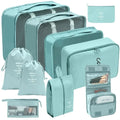 "🧳 Kit Organizador de Mala 7 Peças – 🏕️ Cubos de Viagem, 🎒 Bolsas para Roupas, 👟 Calçados e Acessórios"